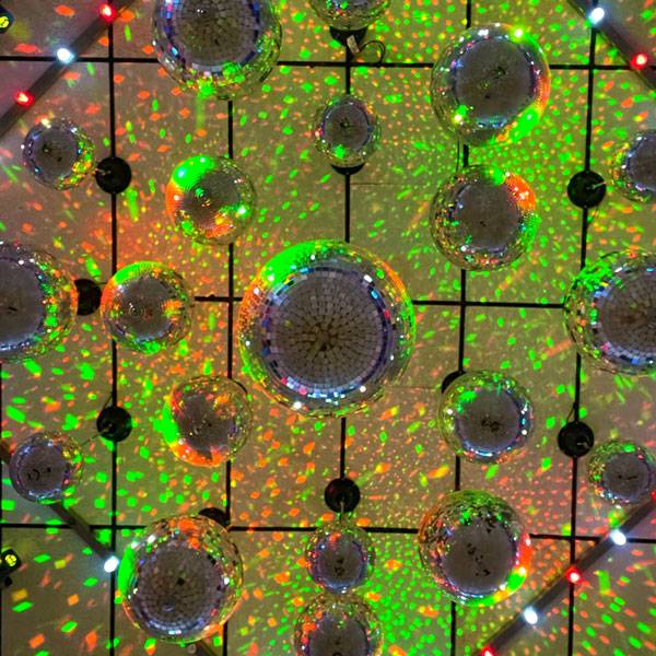 Disco Balls and Colorful Lights Highlighting Professional Party Planning in Dallas, TX